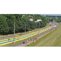 ВОДНА ДОРІЖКА З НАДУВНИМИ БОРТАМИ - ВОДНА ГІРКА WATER HILL (ВЕТЕР ХІЛ)