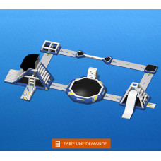 НАДУВНОЙ ВОДНЫЙ АКВАПАРК С БАТУТАМИ